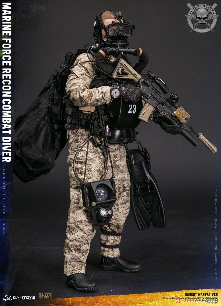 Dam Toys 1/6 Marine Force Recon Combat Diver Desert Marpat Ver. (Fashion Doll) Item picture4