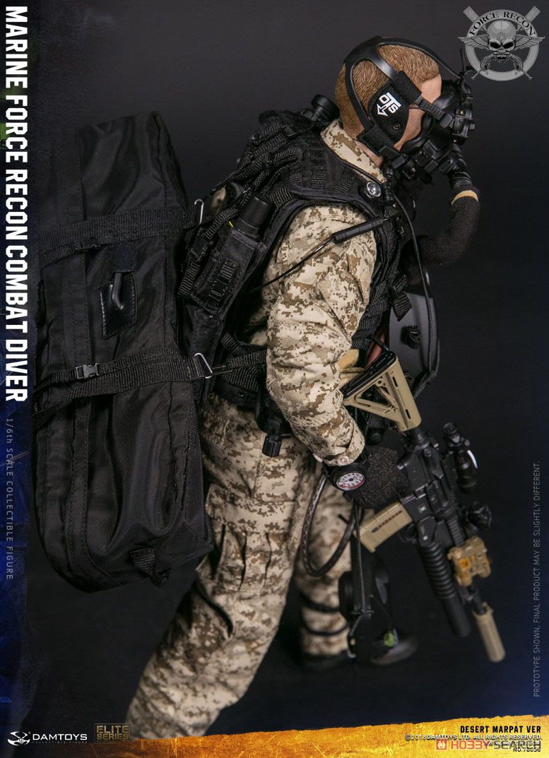 Dam Toys 1/6 Marine Force Recon Combat Diver Desert Marpat Ver. (Fashion Doll) Item picture5