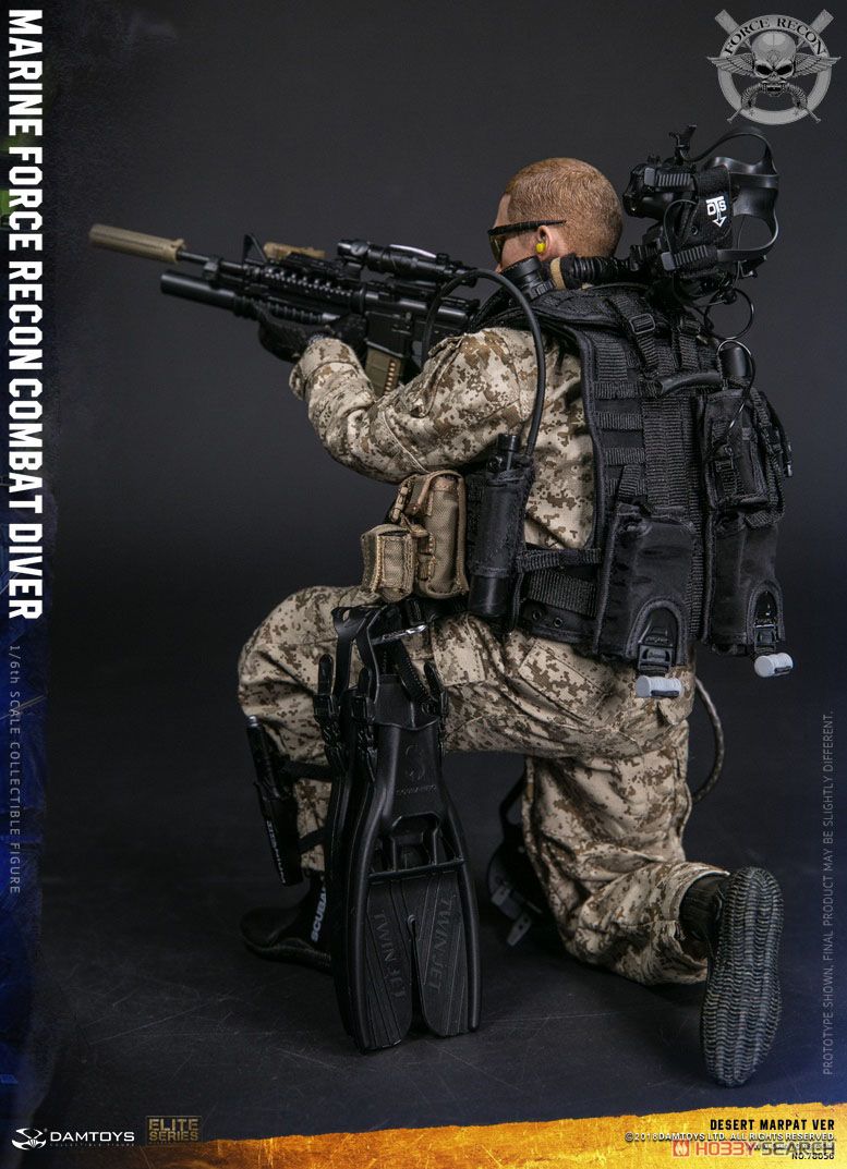 DAMTOYS 1/6可動フィギュア マリンフォース・リーコン コンバットダイバー 砂漠迷彩Ver. (ドール) その他の画像1 モーダル