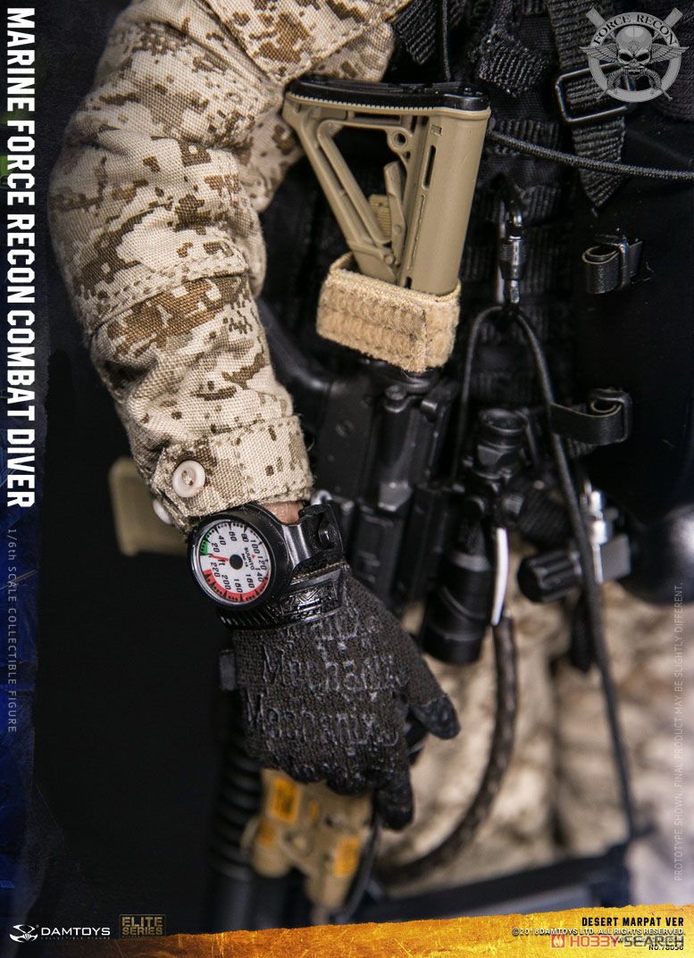 DAMTOYS 1/6可動フィギュア マリンフォース・リーコン コンバットダイバー 砂漠迷彩Ver. (ドール) その他の画像12 モーダル