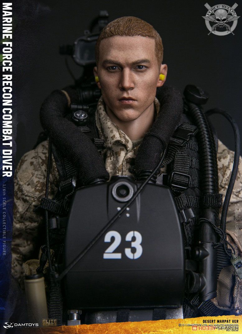 DAMTOYS 1/6可動フィギュア マリンフォース・リーコン コンバットダイバー 砂漠迷彩Ver. (ドール) その他の画像9 モーダル