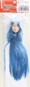 Hair Implant Head 01 (Natural/Blue) (Fashion Doll)