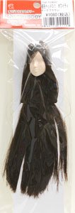 Hair Implant Head 01 (Whity/Dark Brown) (Fashion Doll)