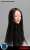 1/6 Asian Female Head Close Eyes Black Hair Long Straight (Fashion Doll) Item picture3