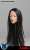 1/6 Asian Female Head Close Eyes Black Hair Long Straight (Fashion Doll) Item picture1