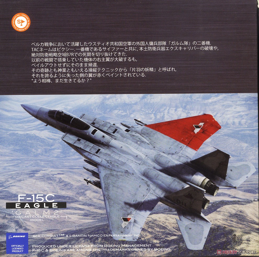 F-15C イーグル エースコンバット ガルム 2 (完成品飛行機) 解説1