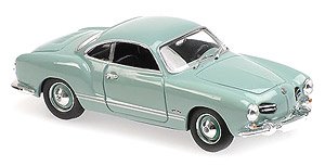 フォルクスワーゲン カルマン ギア クーペ 1955 ライトブルー (ミニカー)