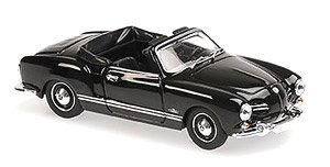 フォルクスワーゲン カルマン ギア カブリオレ 1955 ブラック (ミニカー)