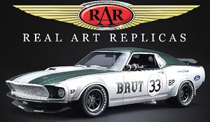 Allan Moffat`S #33 Brut 1969 Trans Am Boss 302 - Real Art Replicas Resin Line (Diecast Car)