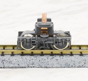 [ 6661 ] Power Bogie Type FD7J (Gray, Plate Wheel Center, Silver Wheels) (1 Piece) (Model Train)