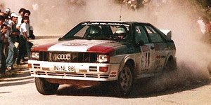 Audi Quattro Audi Sport #14 Mouton/Pons Sanremo Rallye 1981 Winners (Diecast Car)