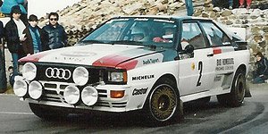 Audi Quattro A1 Audi Sport #2 Automobile Monte Carlo Rallye 1983 (Diecast Car)