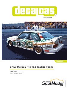 BMW M3 E30 Tic Tac Tauber DTM 1991 デカール
