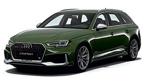 Audi RS4 Avant 2018 Green Metallic (Diecast Car)
