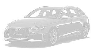 アウディ RS4 アバント 2018 レッド (ミニカー)