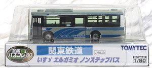 The All Japan Bus Collection 80 [JH030] Kanto Railway (Isuzu Erga Mio Non Step Bus) (Ibaraki Area) (Model Train)