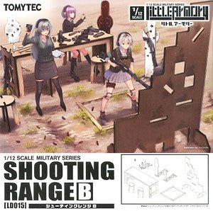 1/12 Little Armory (LD015) Shooting Range B (Plastic model)