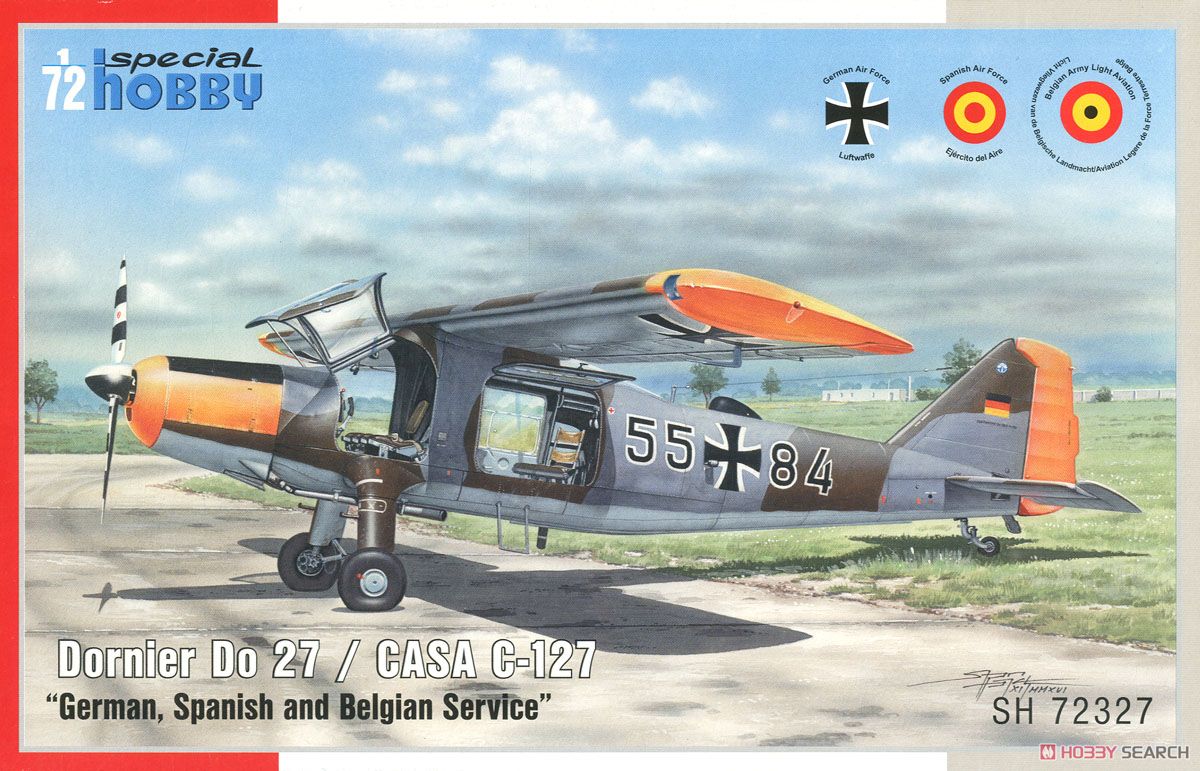 Dornier Do27 `German, Spanish and Belgian Service` (Plastic model) パッケージ1