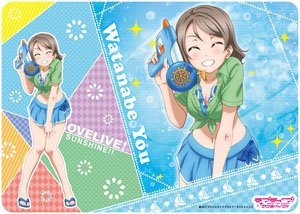 Character Universal Rubber Mat Love Live! Sunshine!! [You Watanabe] Play in Water Ver. (Anime Toy)