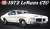 1972 Pontiac LeMans GTO Cameo White (ミニカー) 商品画像1