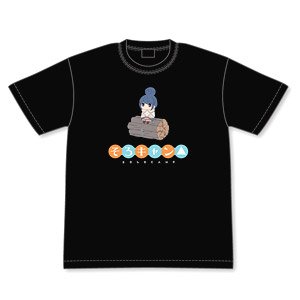 Yurucamp Rin`s Solo Camp T-Shirts XL (Anime Toy)
