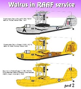 1/72 Supermarine Walrus/Seagull V Part 2 in RAAF Service (Decal)