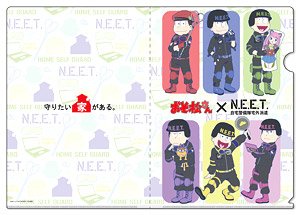 おそ松さん× 自宅警備隊 N.E.E.T.ニート松 A4 クリアファイル (キャラクターグッズ)