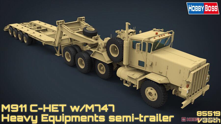 アメリカ M911戦車運搬車 w.M747重装備セミトレーラー (プラモデル) その他の画像3