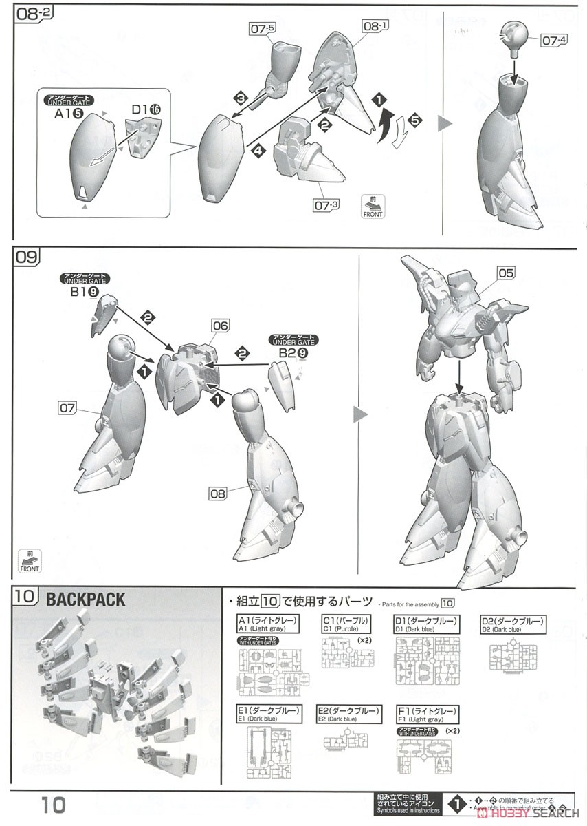 ビギナ・ギナ (RE/100) (ガンプラ) 設計図8