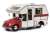 VW Beetle Motorhome Red (Diecast Car) Item picture1