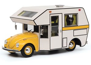 VW ビートル モーターホーム イエロー (ミニカー)