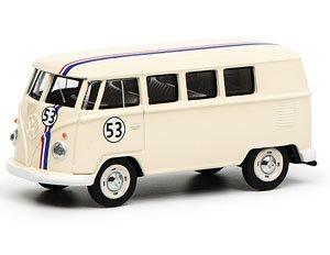VW T1 Bus #53 White (Diecast Car)