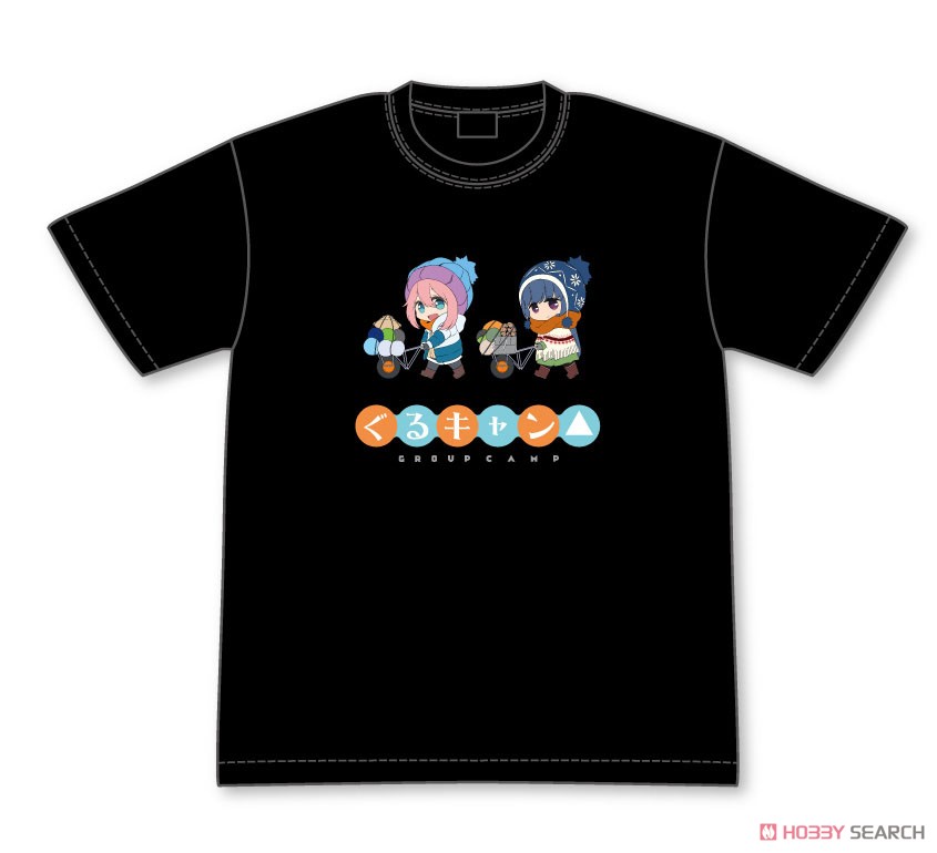 Yurucamp Nadeshiko & Rin no Gurucamp T-shirt L (Anime Toy) Item picture1