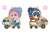 Yurucamp [Front and Back Rubber] Cart Nadeshiko & Rin (Anime Toy) Item picture1