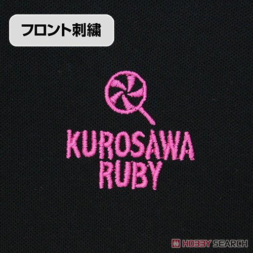 Love Live! Sunshine!! Ruby Kurosawa Embroidery Polo-shirt Black XL (Anime Toy) Other picture2