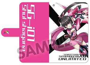 Senki Zessho Symphogear XD Unlimited Notebook Type Smartphone Case Shirabe Tsukuyomi [Satsu X Shiki, Reppuzansharin] L Size (Anime Toy)
