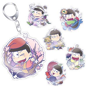 Chara-Forme Osomatsu-san Acrylic Key Ring Collection Old Stories of Japan Ver. (Set of 6) (Anime Toy)