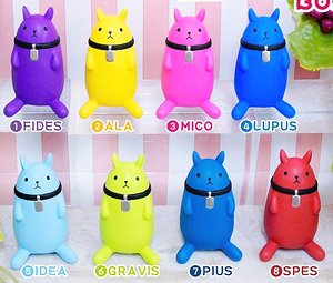 Color Collection Tsukipro The Animation Lizz SolidS & Quell (Set of 8) w/Bonus Item (Anime Toy) (PVC Figure)