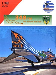 RF-4E ファントム ギリシャ空軍 第348戦術偵察飛行隊 デカールセット (デカール)