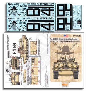 3rd ACR M1A2 Abrams (Operation Iraqi Freedom) (Decal) (Plastic model)