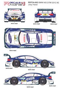 BMW M3 DTM 2013 RMG カーNo.2 (デカール)