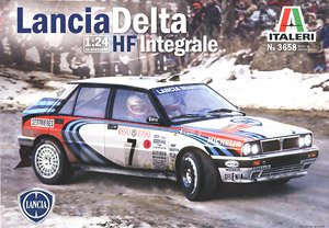 ランチア・デルタ HF インテグラーレ 1990 モンテカルロラリー (プラモデル)