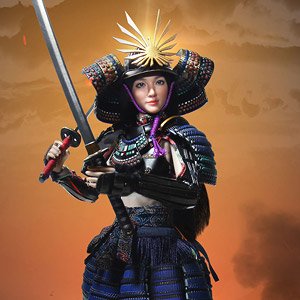 1/6 Scale Female Samurai RIN Black Armor Version (Fashion Doll)