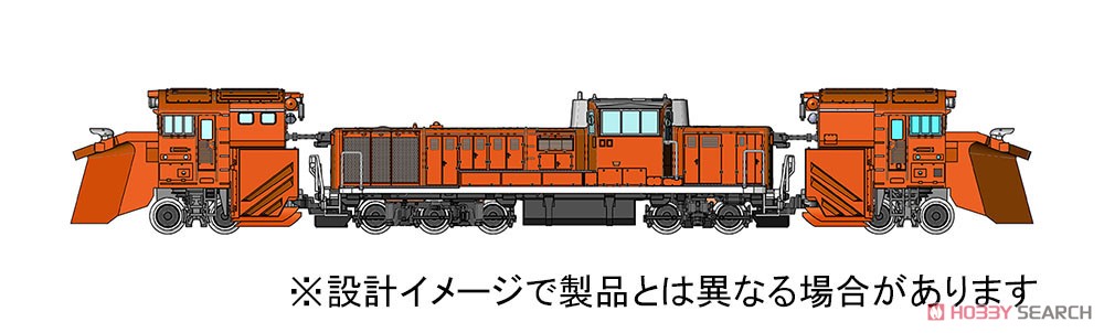 JR DE15-2500形 ディーゼル機関車 (JR西日本仕様・単線用ラッセルヘッド付) (鉄道模型) 商品画像1