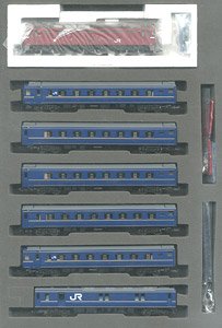 J.R. Limited Express Sleeping Cars Series 24 `Elm` with Electric Locomotive Type EF81 Set (7-Car Set) (Model Train)