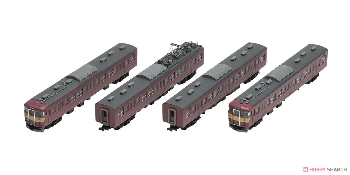 国鉄 415系 近郊電車 (旧塗装) 増結セット (増結・4両セット) (鉄道模型) 商品画像1