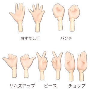Pure Neemo 2 Hand Parts Set B (White Skin) (Fashion Doll)