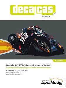 HONDA RC213V レプソルホンダ 2013 アラゴン(テスト) (デカール)