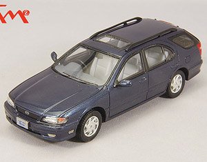 Nissan Cefiro Wagon (WA32) 1997 Dark Blue Metallic (Diecast Car)