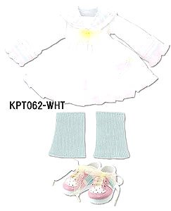 Kinoko Planet [Hatsukoi Otome Sailor Dress Set] (White Mix) (Fashion Doll)